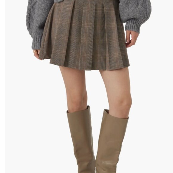 Nordstrom Tracy Check Pleated Miniskirt (Size 10) - Picture 11 of 11